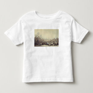 プロボクシング試合1787年(ペン、グラフ上のインクおよびw/c トドラーTシャツ