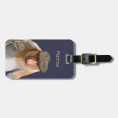 プロボシおもしろいスモンキーゴルフ愛好家 ラゲッジタグ (正面横)