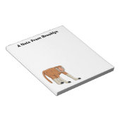 プロボシおもしろいス猿の漫画イラストレーション ノートパッド (アングル)