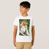 プロボシス猿 Tシャツ (正面フル)