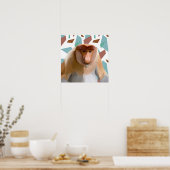 プロボシス・モンキー絶滅危惧種 ポスター (キッチン)