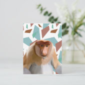 プロボシス・モンキー絶滅危惧種 ポストカード (スタンド正面)