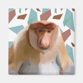 プロボシス・モンキー絶滅危惧種 マグネット