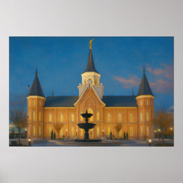 プロボシティセンター寺院の絵画™ LDS アートポスター ポスター
