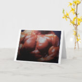 プロボディービルダーの挨拶状 カード (黄色い花)