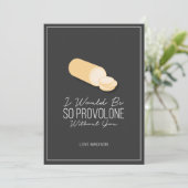 プロボロンおもしろいバレンタインラブチーズカード シーズンカード (スタンド正面)