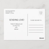 プロボロンおもしろいバレンタインラブチーズハガキ ポストカード (裏面)