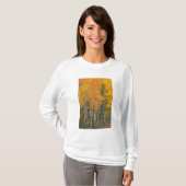 プロボ川とアメリカヤマナラシの木 Tシャツ (正面フル)
