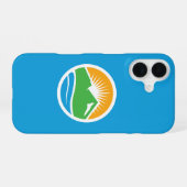 プロボ (ユタ州)の旗 iPhone 16ケース (裏面横)