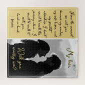 プロポカスタムートのカップルと結婚して ジグソーパズル (横)