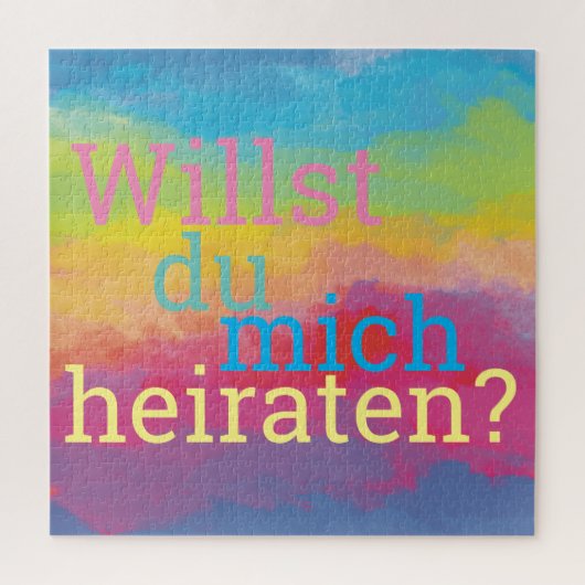 プロポーザルと結婚 ジグソーパズル (縦)