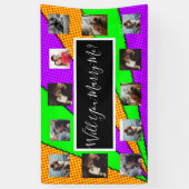 プロポーザルのバナーを写真と一緒に結婚するか 横断幕 (縦)