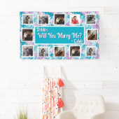 プロポーザルのバナーを写真と一緒に結婚するか 横断幕 (インサイチュ)