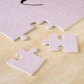 プロポーザルのパーソナライズピンクと結婚してくれないか ジグソーパズル (側面)