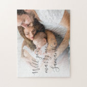 プロポーザルの家族の写真と結婚してくれないか ジグソーパズル (縦)