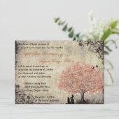 プロポーザルモンツリーヴィンテージウェディング招待状 招待状 (スタンド正面)