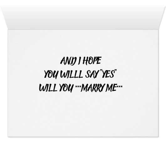 *****プロポーザル*****カード (内部横(下))