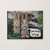 プロポーザルjigsawトラ結婚ガネコ ジグソーパズル (横)