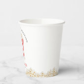プロポーズされた ブライダルシャワーポップコーン 紙コップ (左)