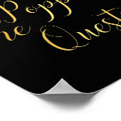 プロポーズされた - 花嫁 花婿 婚約 パーティー ポスター (角)