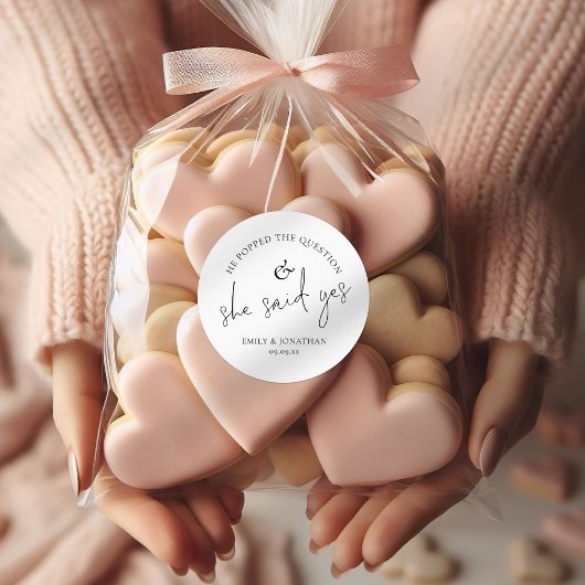 プロポーズしたら彼女はイエスと言った ラウンドシール