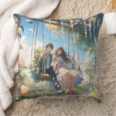 プロポーズと結婚 クッション (ブランケット)