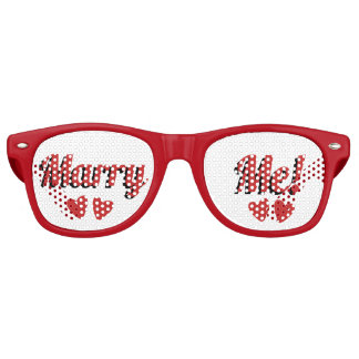 プロポーズに「Marry Me」サングラス レトロサングラス