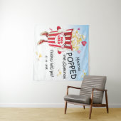 プロポーズの質問 ポップコーン 結婚式の背景 タペストリー (インサイチュ(横))