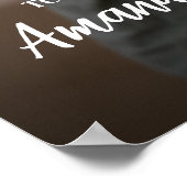 プロポーズパーティーのウェルカムボード（写真付き） ポスター (角)