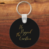 プロポーズ大作戦 - 花嫁 花婿 婚約パーティー キーホルダー (正面)