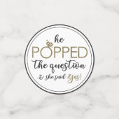 プロポーズ祝いコンフェッティパック コンフェッティ (スモール正面)