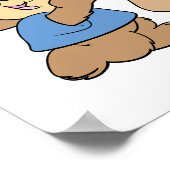 プロポーズ ウェディング ベア ポスター (角)