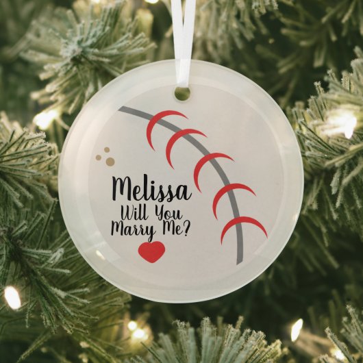 プロポーズ オーナメント - 私と結婚してくれますか スポーツ (インサイチュ)