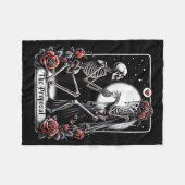 プロポーズ タロットカード 婚約パーティー 花嫁 花婿 S フリースブランケット (正面(横))