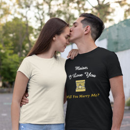 プロポーズ - 僕と結婚してくれますか エンゲージメント トライブレンドTシャツ
