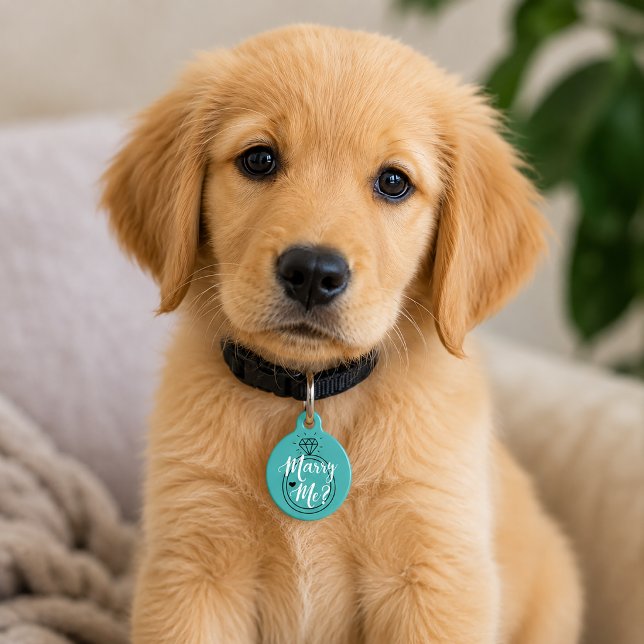プロポーズ 婚姻届 ペット　ネームタグ (Proposal Dog Tag)