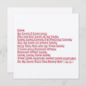 プロポーズ/結婚してくれるか？ (正面/裏面)