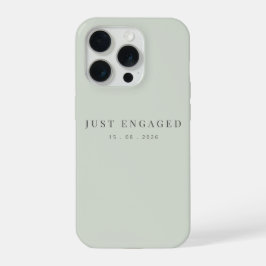 プロポーズ Typography ペールセージ iPhone 15 Proケース
