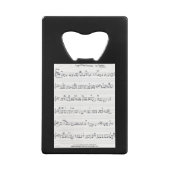 プロミッ保トシート音楽ボトルオープナー クレジットカード栓抜き (裏面)