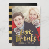 プロミッ輝くク結婚のサンキューカード サンキューカード (正面/裏面)