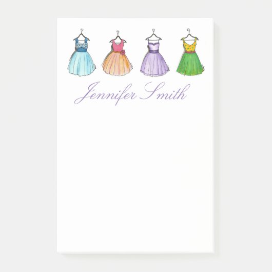 プロムかわいらしドレスヴィンテージレトロファッショニスタ ポストイット (正面)
