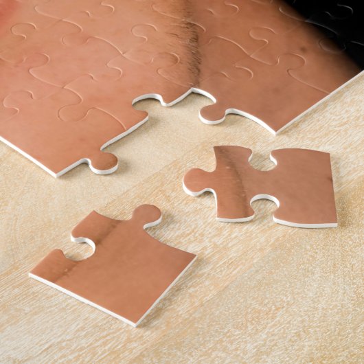 プロムに一緒に行ってくれる?フォトメカスタムッセージ ジグソーパズル (側面)