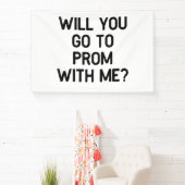 プロムに一緒に行ってくれる？プロポーズ 横断幕 (インサイチュ)