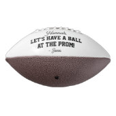 プロムのプロポーズでボール・フットボールをしようぜ アメリカンフットボール (回転270)