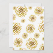 プロムの年長のフォーマルなクラス2017年 招待状 (裏面)