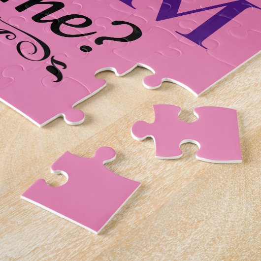 プロムまたはホームカミングの彼女のためのプロポーズカスタム ジグソーパズル (側面)