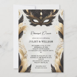 プロムコスチューム仮装ボールリハーサルディナー 招待状