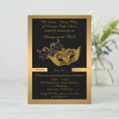 プロムシニアジュニア黒仮面ピーコック 招待状 (スタンド正面)