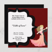 プロムナイトダンス 招待状 (正面/裏面)