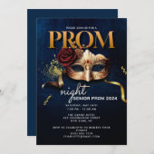 プロムナイトパーティの招待状 招待状 (正面/裏面)